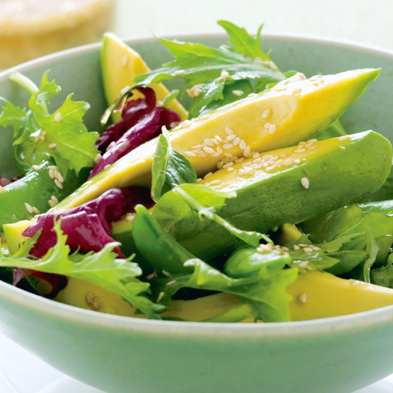 Avocado Salad with Ginger Dressing